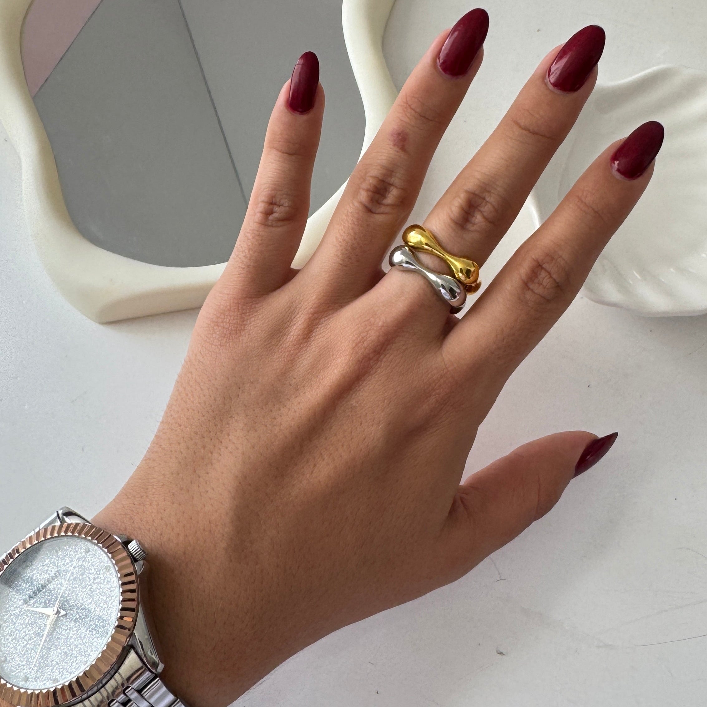 ANILLO DOS GOTAS