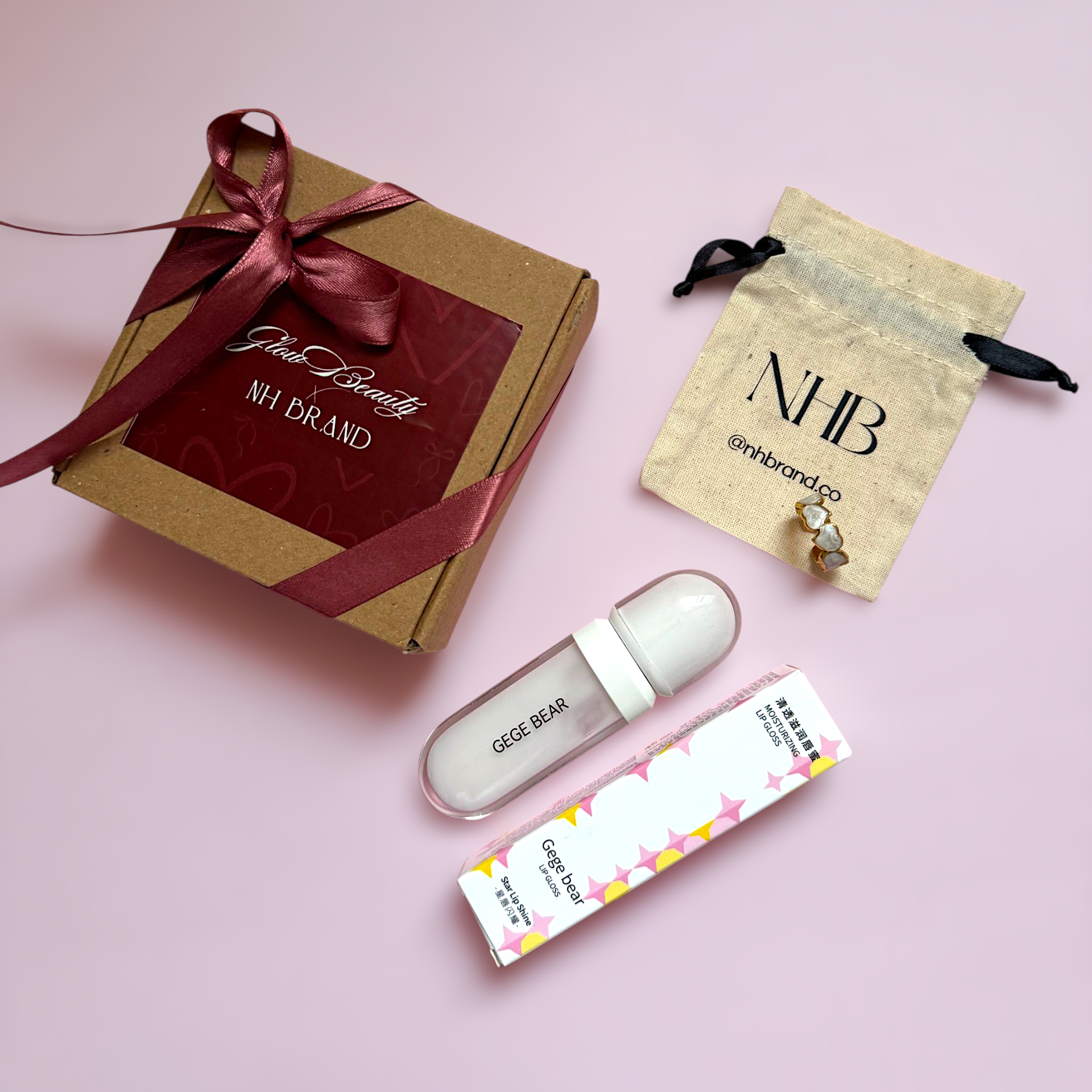 Caja corazón blanco
