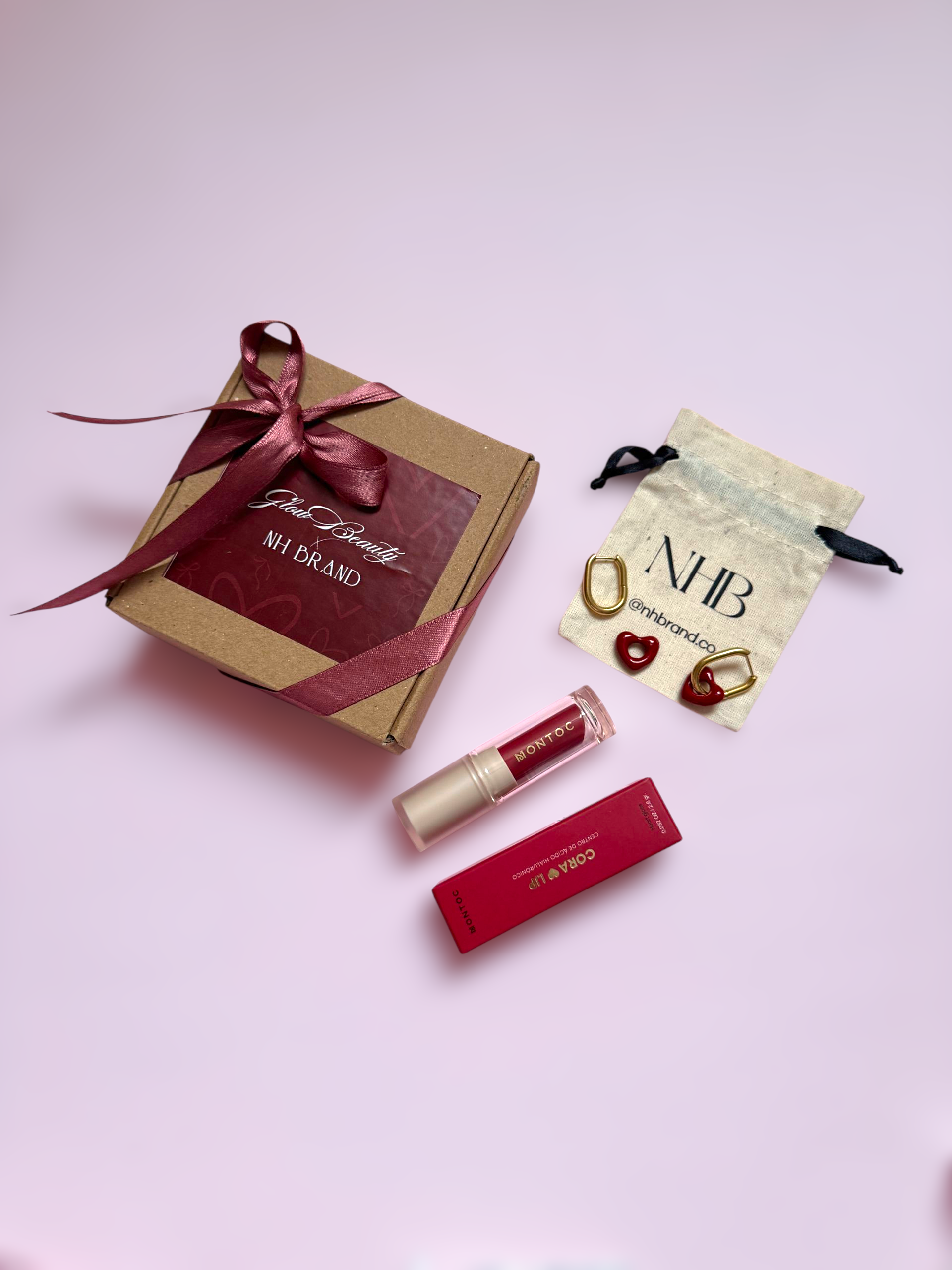Caja corazón rojo