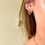 Aretes Lazo cruzado